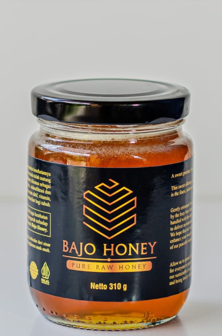 Bajo Honey 110g premium glass jar